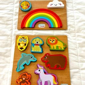 Adorable Velcro puzzles for toddler